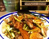蕪とチキンの香ばし醤油炒め。作り方6写真