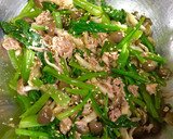 時短！ほうれん草・しめじ・ツナの和え物♪作り方5写真