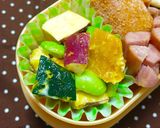 時短!かぼちゃ・さつまいも・枝豆のサラダ作り方5写真