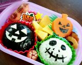 キャラ弁★ハロウィン★ジャック★かぼちゃ作り方4写真