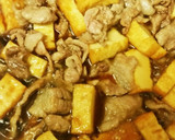 ♡豚肉と厚揚げのすき焼き風♡作り方3写真
