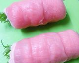 水菜たっぷり♡豚肉＆油揚げのロール巻き作り方5写真