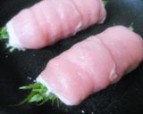 水菜たっぷり♡豚肉＆油揚げのロール巻き作り方6写真