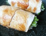 水菜たっぷり♡豚肉＆油揚げのロール巻き作り方7写真
