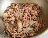 豚肉のにんにくしょう油で簡単★ケーキ寿司作り方4写真