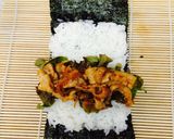 ピリ辛お肉の海苔巻き…の唐揚げ♡作り方7写真