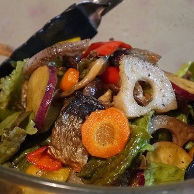 唐揚げサラダさん専用 🥗🍗✨ シグネチャー・チキン唐揚げサラダ – 食べ応え抜群