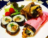 ピリ辛お肉の海苔巻き…の唐揚げ♡作り方14写真