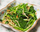 炒めしらす干しとホウレン草の醤油麹和え作り方7写真