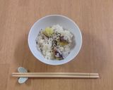 さつまいもおこわ(うす味)作り方4写真