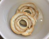 ビミサンと砂糖で、車麩の煮物作り方1写真