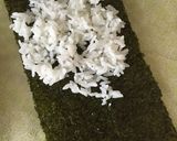 つかみ食べ！おにぎらず(o^^o)作り方1写真