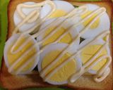 wチーズと茹で卵のサンド作り方5写真