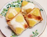 ひろちゃんの♪簡単☆パイナップルトースト作り方7写真