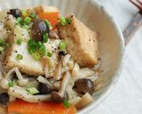 とろ～り餡♬厚揚げキノコのオイスター炒め作り方4写真