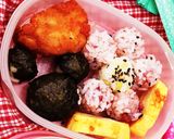 簡単!手抜き?デコ弁!?ミッキーとお花作り方5写真