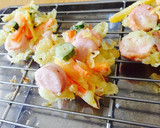 魚肉ソーセージと野菜のサクサクかき揚げ作り方5写真