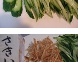 さきいかとキュウリの酢の物☆作り方1写真
