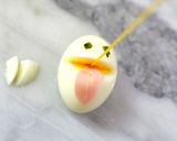 簡単ゆで玉子のハロウィンオバケ♡キャラ弁作り方4写真
