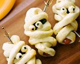 簡単ゆで玉子のハロウィンオバケ♡キャラ弁作り方7写真