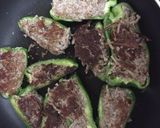 ピーマンの蕎麦肉詰め♪作り方4写真