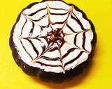 ハロウィン☽焼かないかぼちゃオレオケーキ作り方7写真