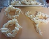 うどんドーナツ?②ホワイトソース(๑´ڡ作り方2写真