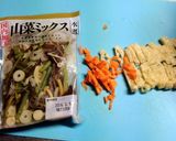 山菜炊き込みおこわ作り方2写真