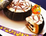 ハロウィン☽焼かないかぼちゃオレオケーキ作り方8写真