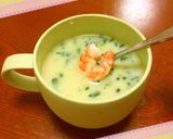 簡単朝ごはん☆オートミールスープ作り方4写真