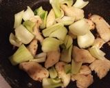 ご飯に合う！鶏ムネとチンゲン菜の中華炒め作り方4写真