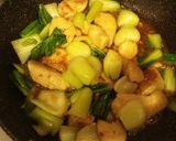 ご飯に合う！鶏ムネとチンゲン菜の中華炒め作り方7写真