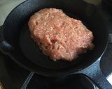 スキレットでジュージューきのこハンバーグ作り方5写真