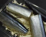 蒸せるんですで簡単★サンマの梅肉ソース蒸作り方5写真