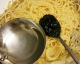カルシウム☆じゃこと海苔佃煮の和風パスタ作り方5写真