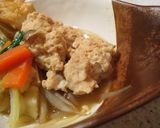 醤油鶏だんご鍋作り方10写真