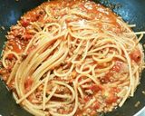 ワンポットパスタ✨で簡単❗ミートソース作り方6写真