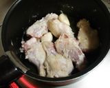 鶏手羽元のバルサミコ酢煮込み☆作り方1写真