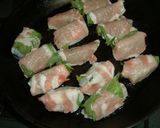 絶品！！れんこんの豚肉巻き味噌バター作り方4写真