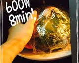 手抜簡単！かぼちゃ頭のハロウィンプリン✿作り方2写真