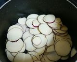 さつまいもと餃子の皮でラザニア風☆作り方3写真