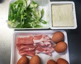 母直伝！簡単&節約！すき焼風肉玉どうふ煮作り方1写真
