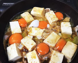 母直伝！簡単&節約！すき焼風肉玉どうふ煮作り方3写真