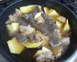 鶏肉とさつまいもとこんにゃく煮　作り方5写真