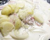 ベーコンポテトのすぐグラタン♪作り方6写真
