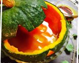 手抜簡単！かぼちゃ頭のハロウィンプリン✿作り方12写真