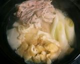 即席！肉湯豆腐鍋♪作り方3写真