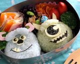 ディズニー☆モンスターズインクのキャラ弁作り方4写真