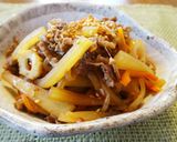 ★栄養満点♪♪野菜パパイヤのきんぴら～♥作り方6写真