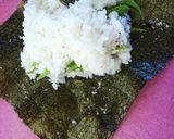 カニカマでキャラのおにぎらず作り方3写真